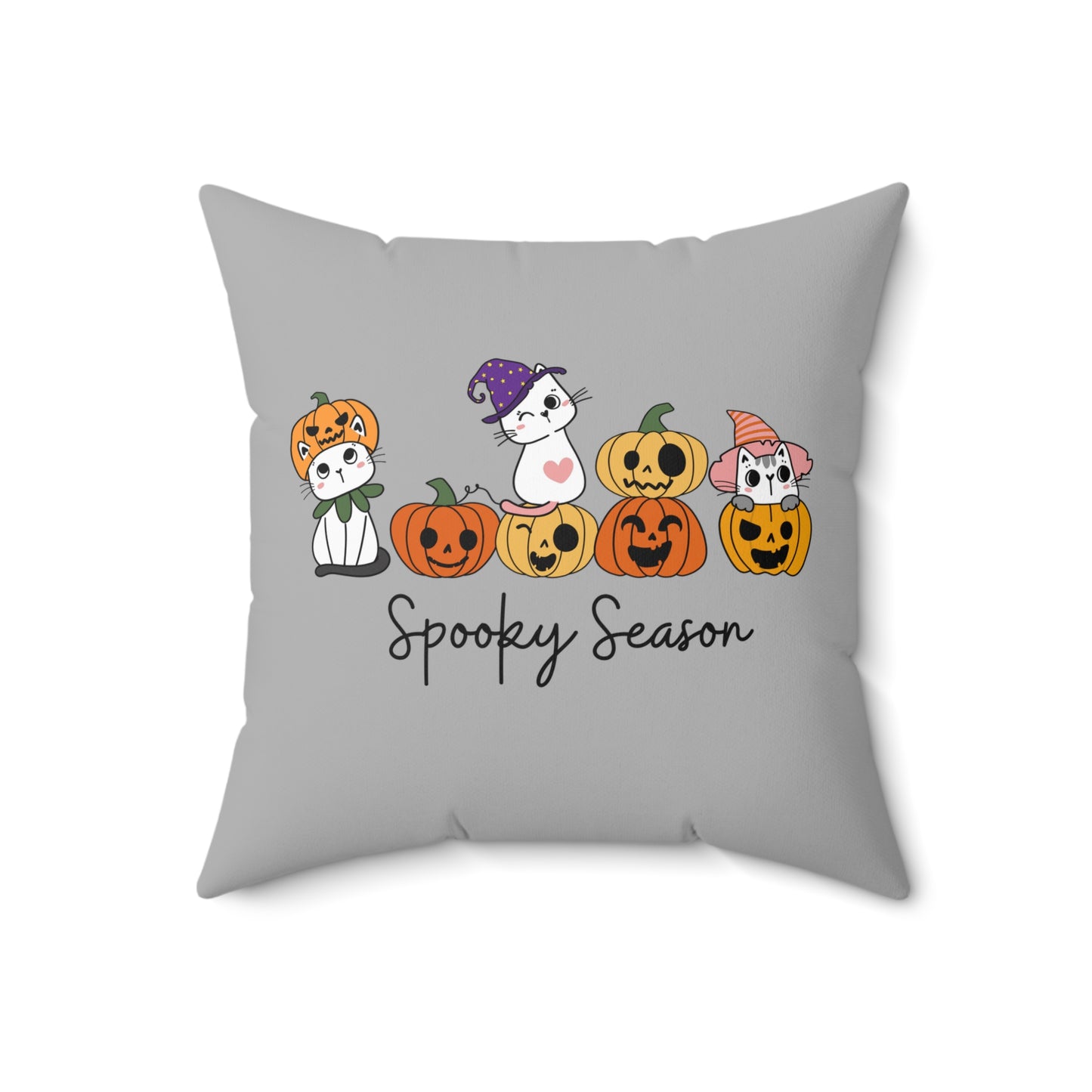 Fall Dog with Leaves Decorative Pillow