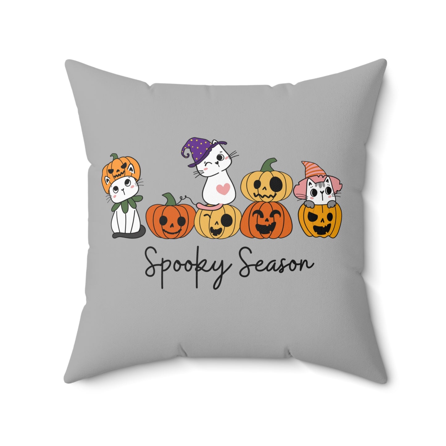 Fall Dog with Leaves Decorative Pillow