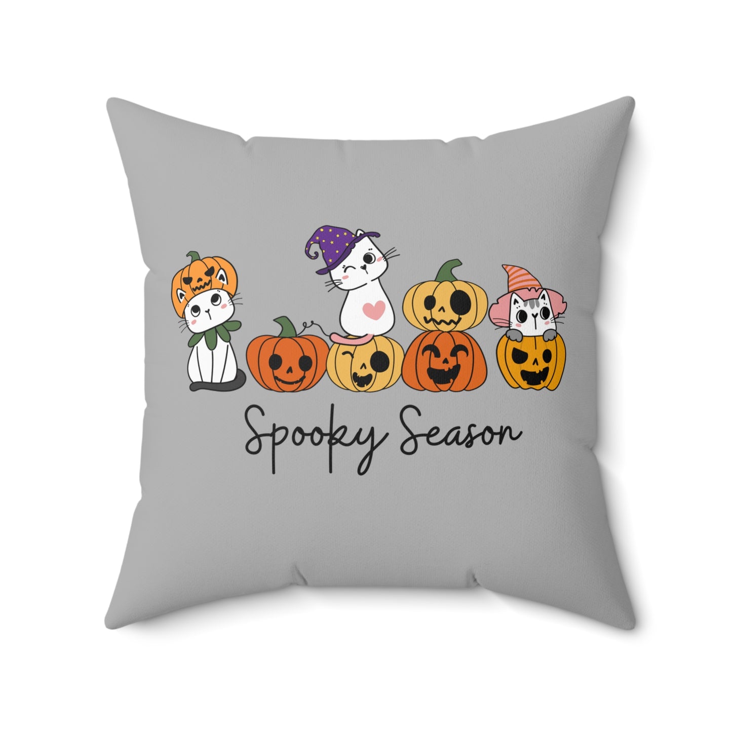 Fall Dog with Leaves Decorative Pillow