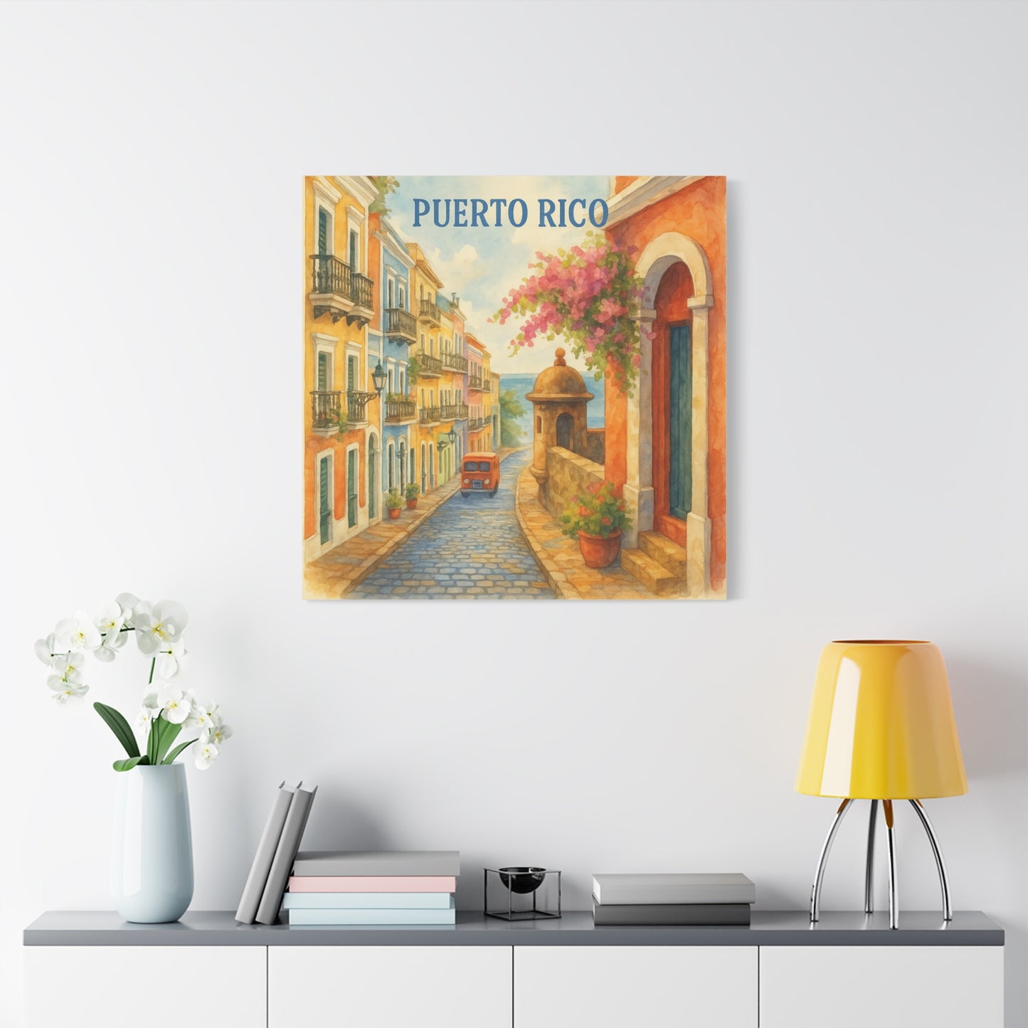 Puerto Rico Old San Juan Canvas Wall Art