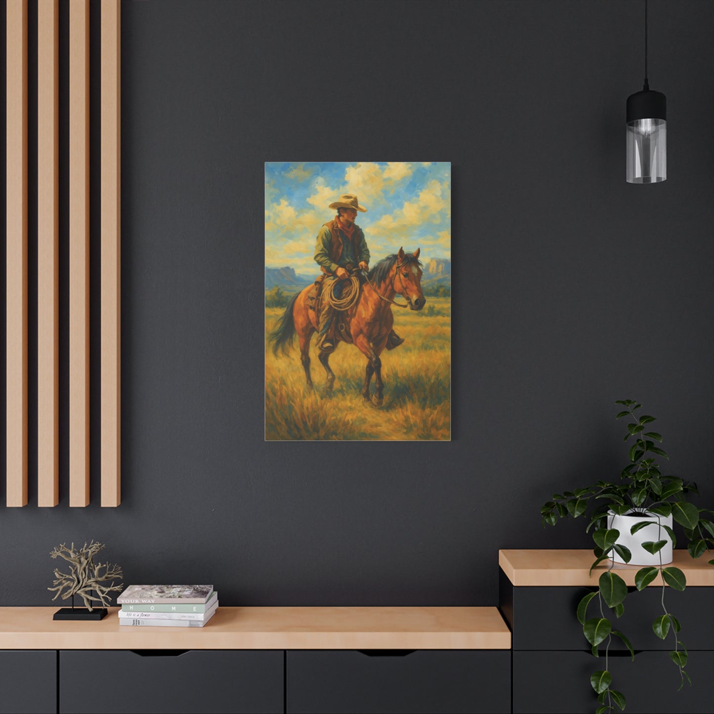 Cowboy Canvas Wall Art