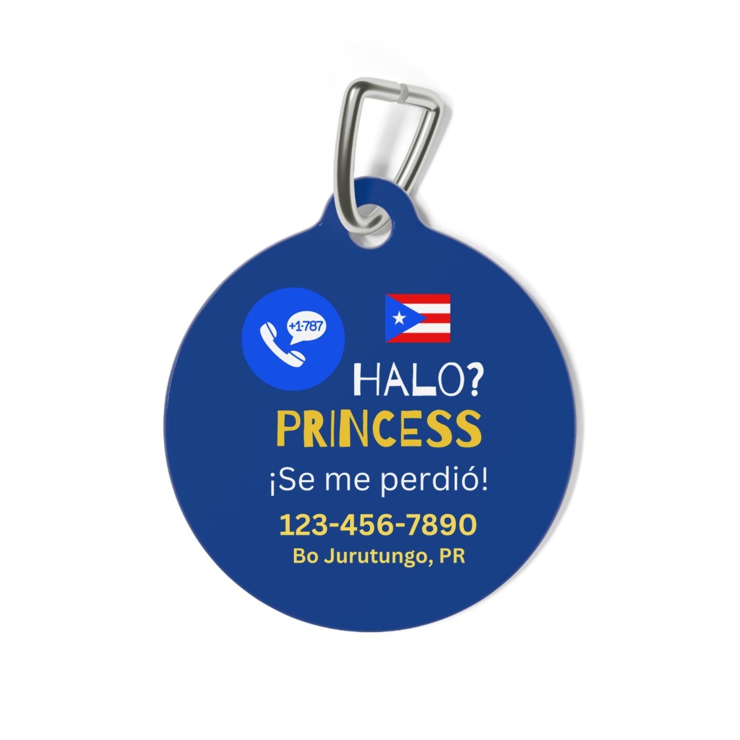 Pet Tag - De Aqui como el Coqui