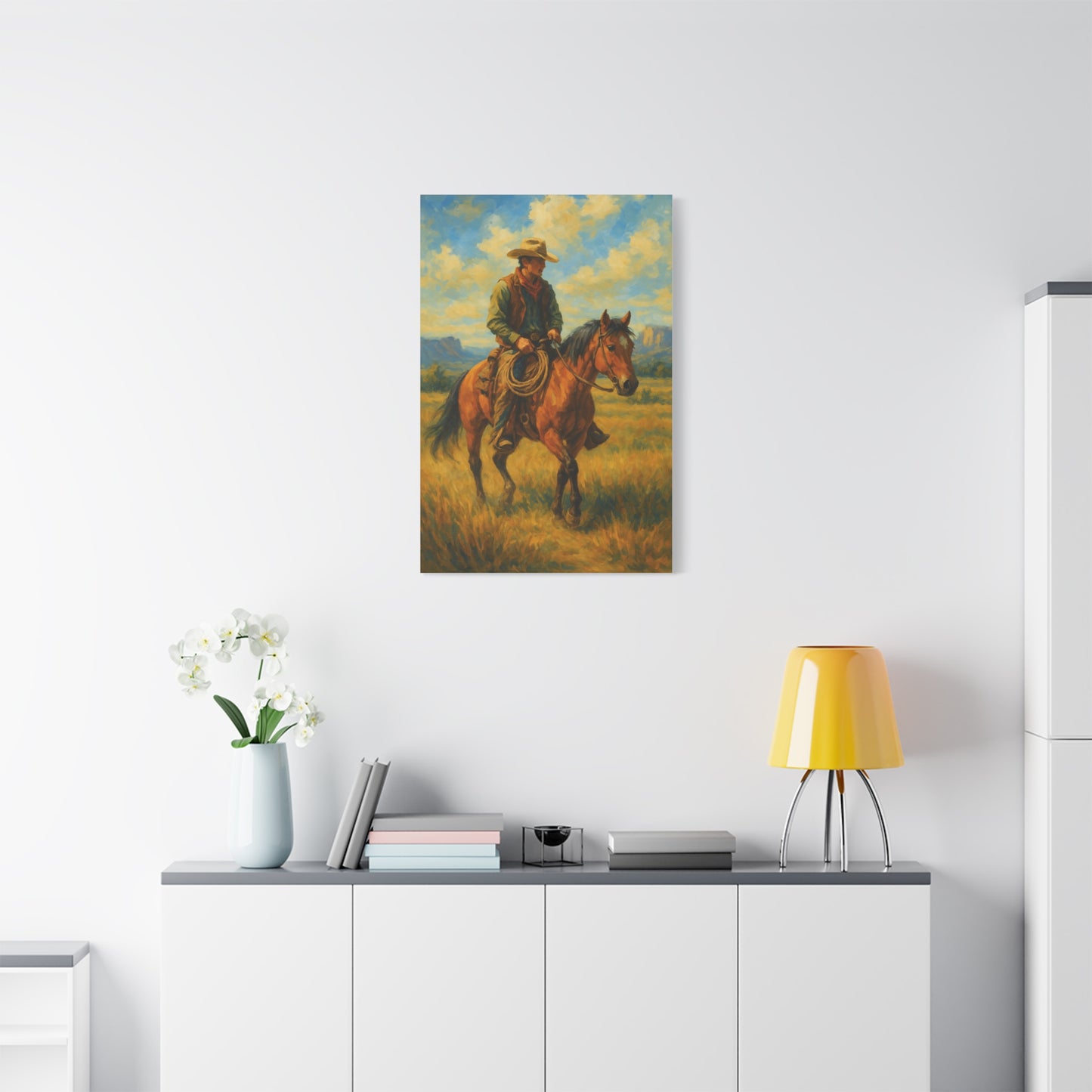 Cowboy Canvas Wall Art
