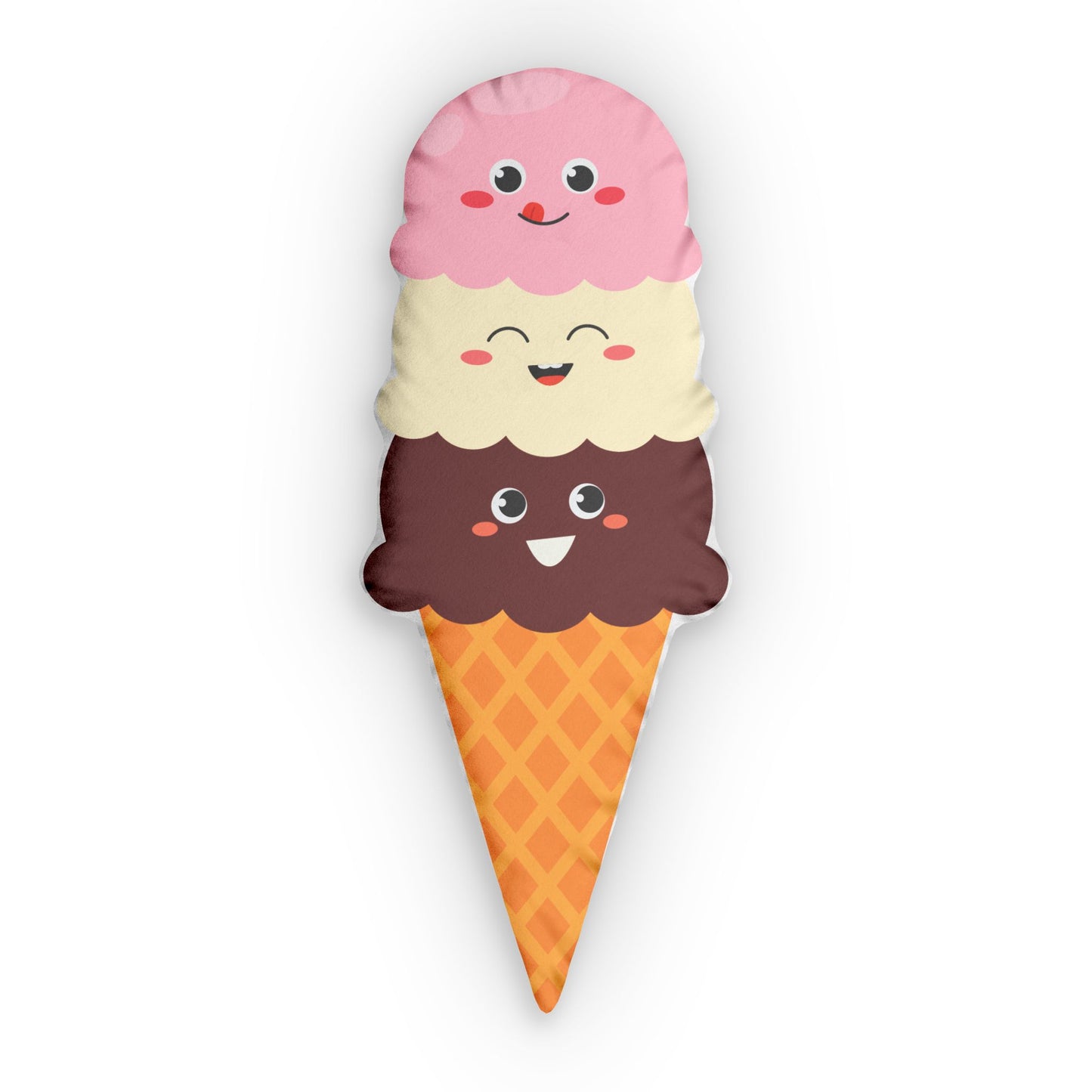 Ice Cream Cone Shaped Pillow