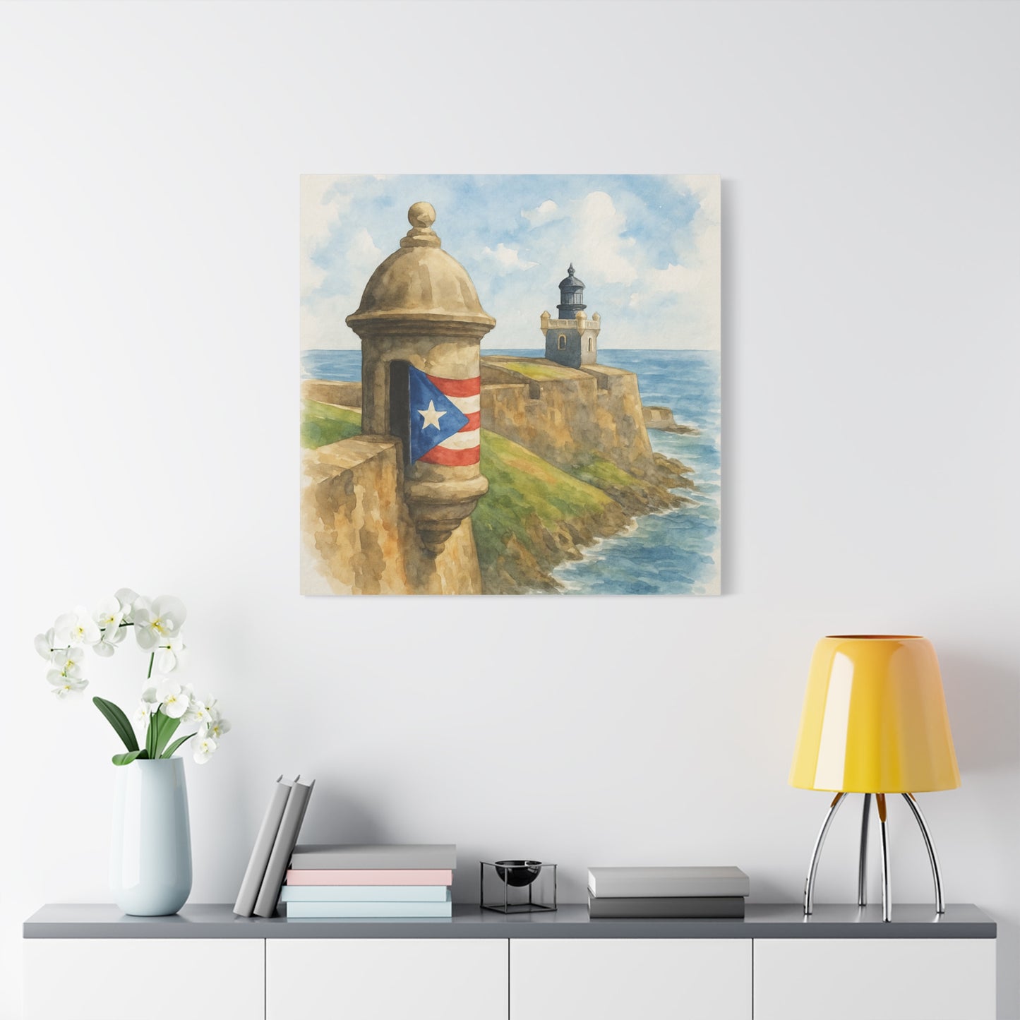 Puerto Rico Garita El Morro Canvas Wall Art
