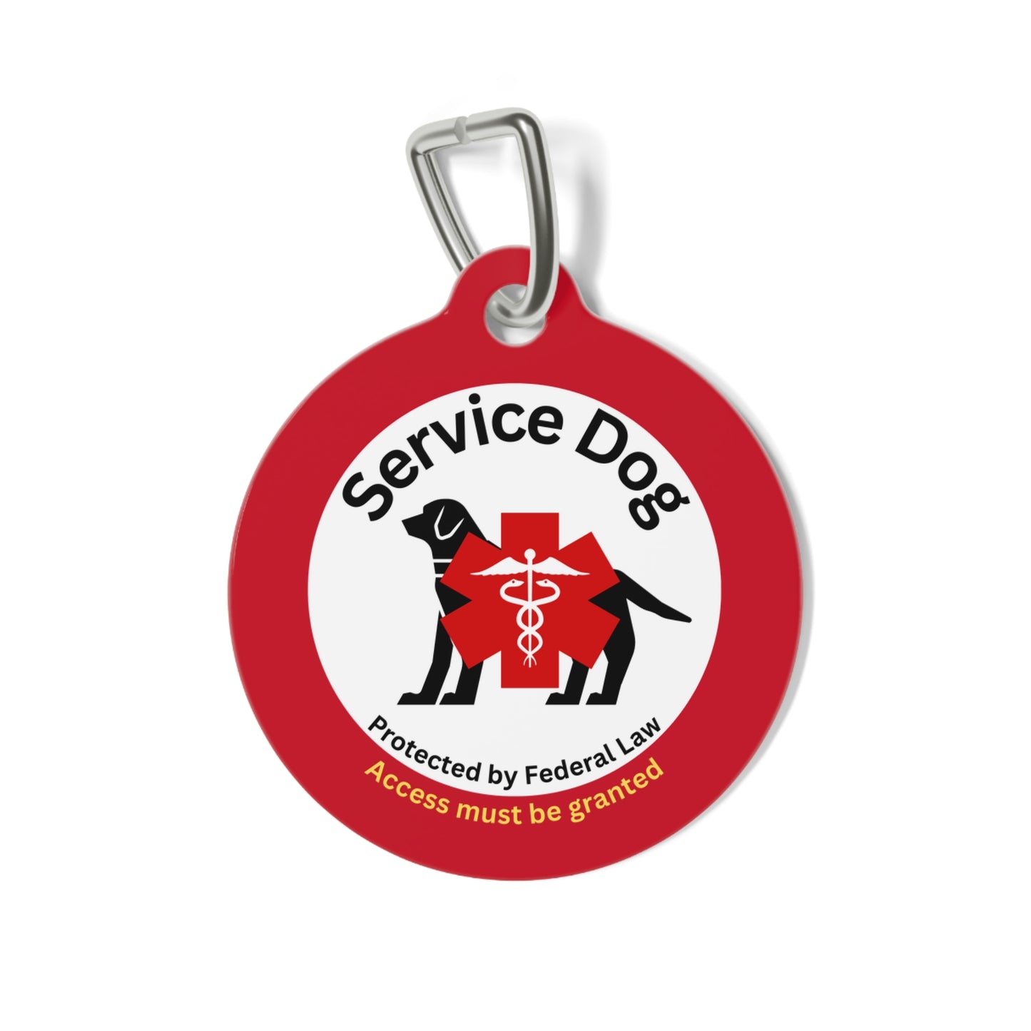 Pet Tag- Service Dog ID Pet Tag
