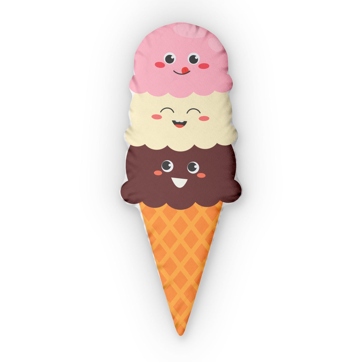 Ice Cream Cone Shaped Pillow