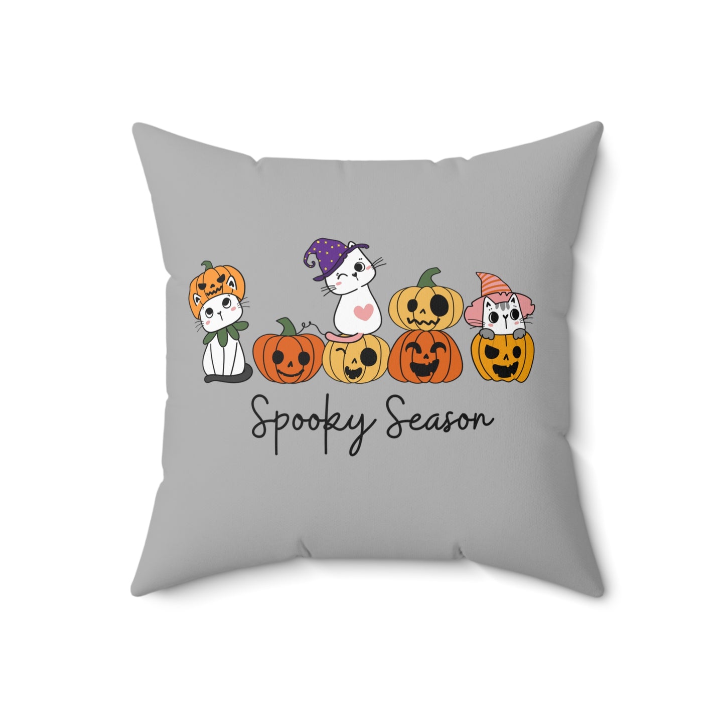 Fall Dog with Leaves Decorative Pillow