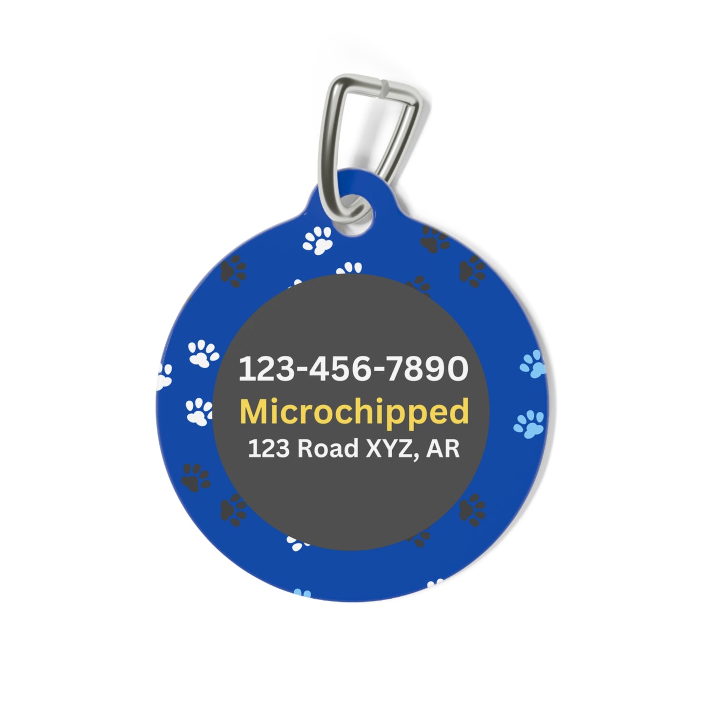 Pet Tag - Escape Artist Blue