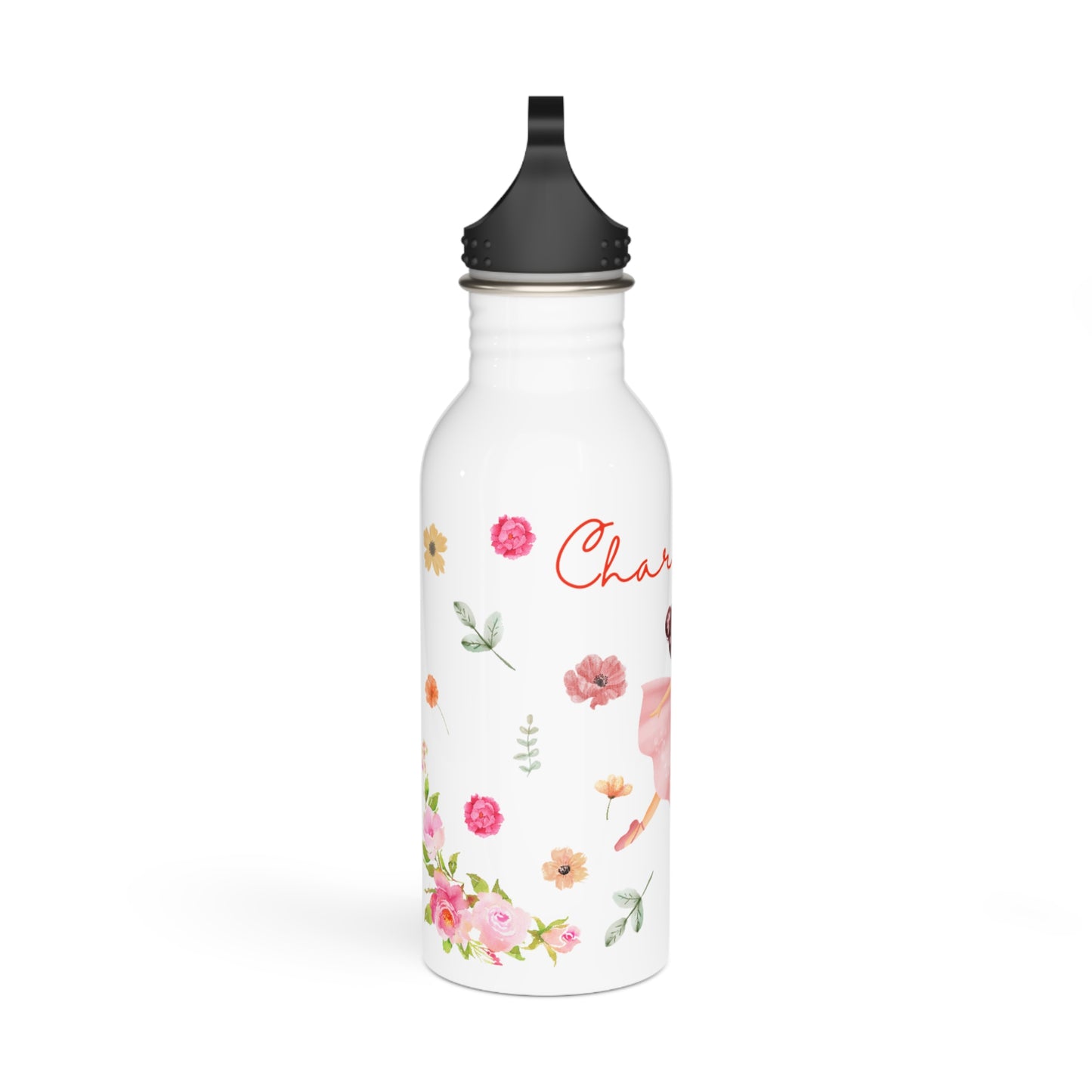 Personalized Ballerina Water Bottle