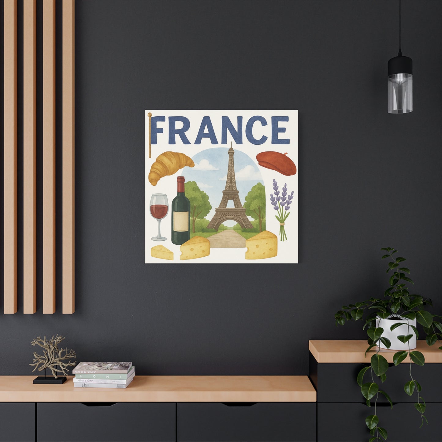 Canvas Wall Art French Inspired