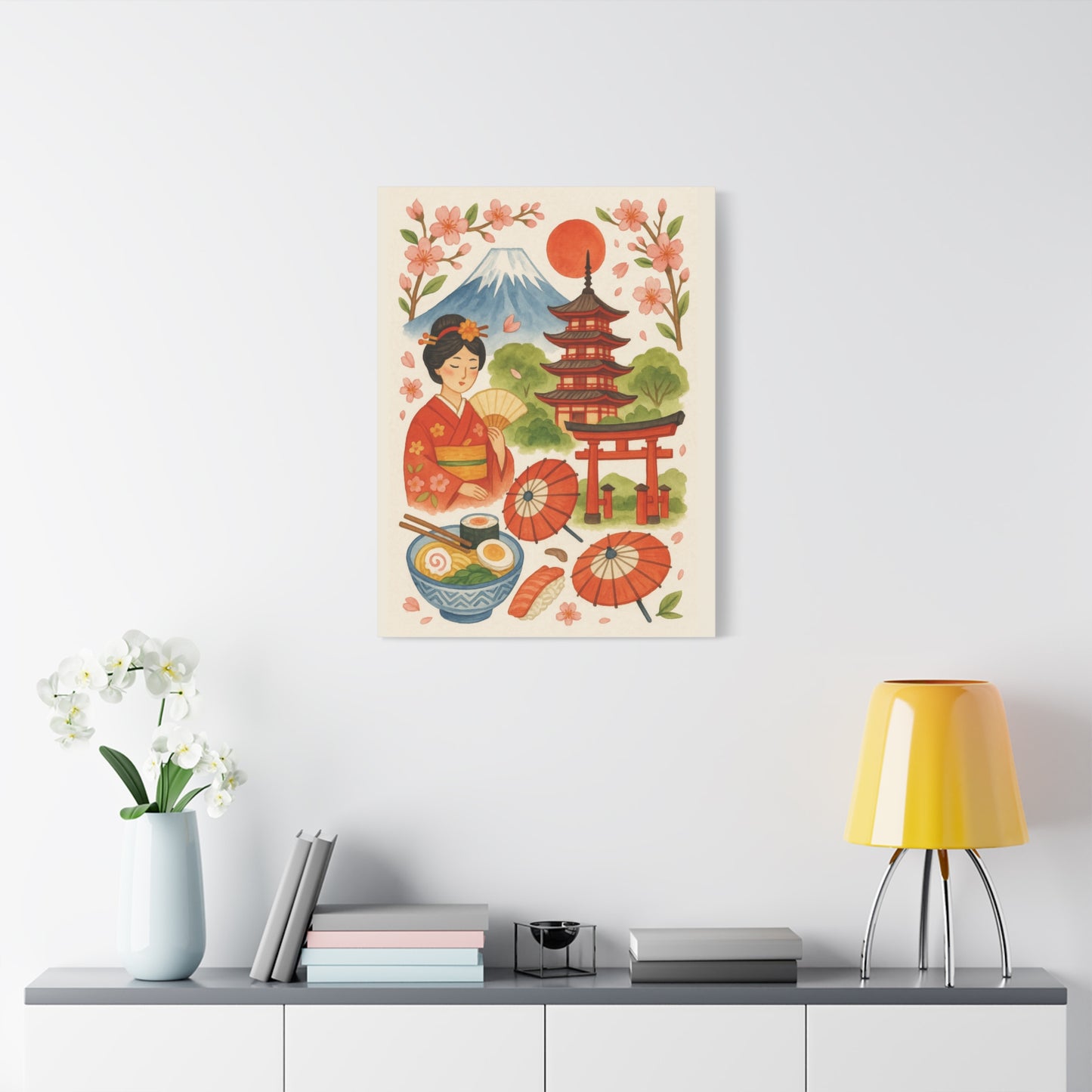 Japan Inspired Canvas Wall Art