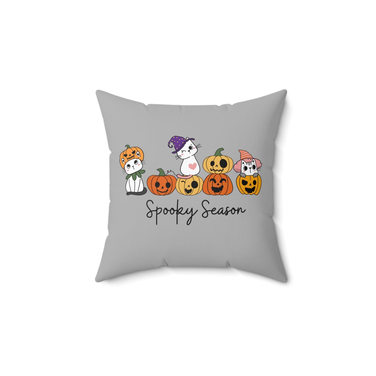 Fall Dog with Leaves Decorative Pillow