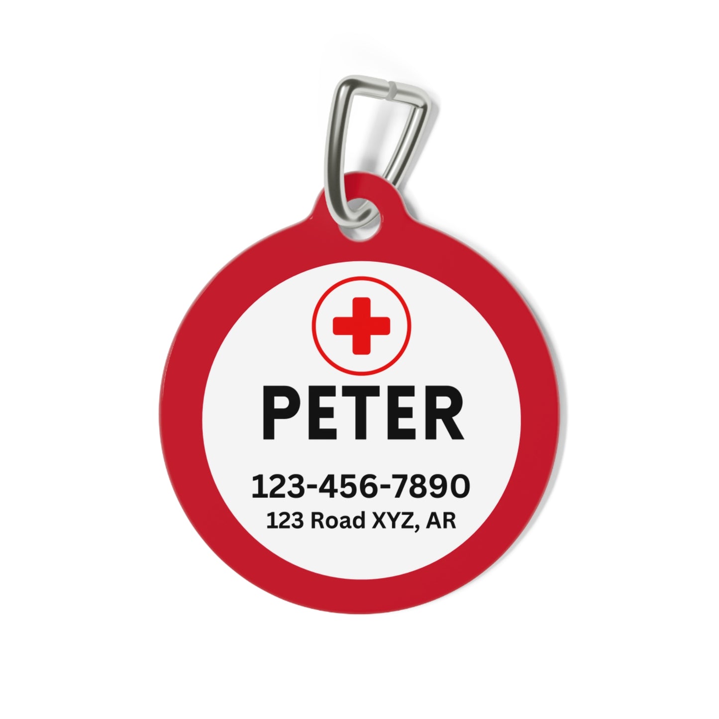 Pet Tag - Medical Id for Cats with Heart Condition