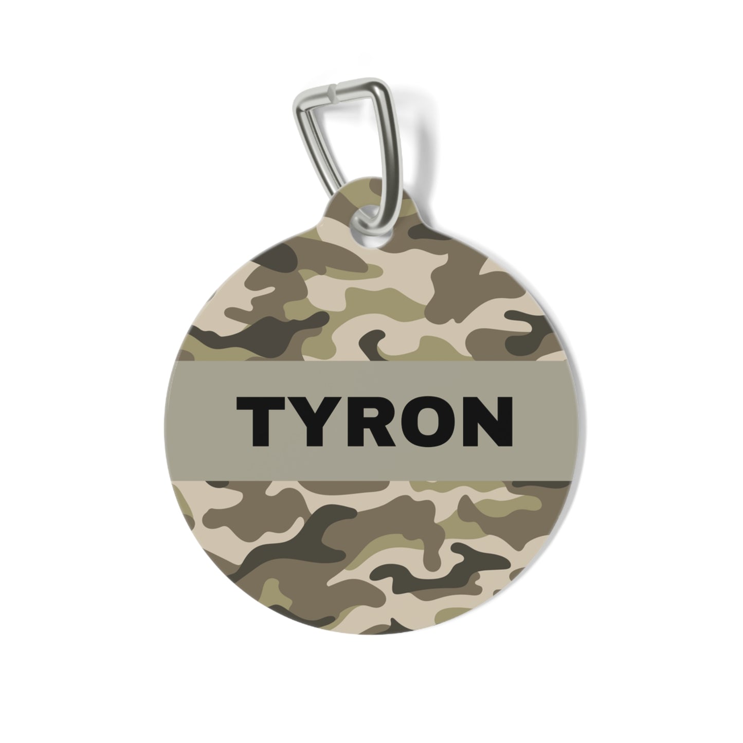 Pet Tag Camuflage Id Tag
