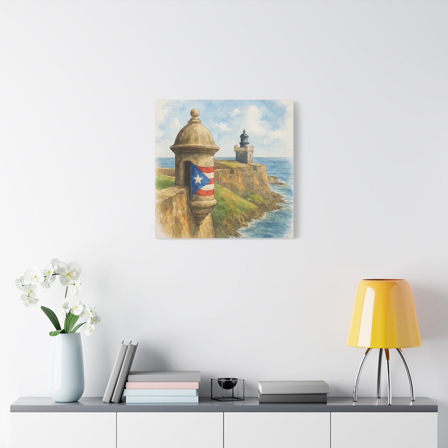 Puerto Rico Garita El Morro Canvas Wall Art