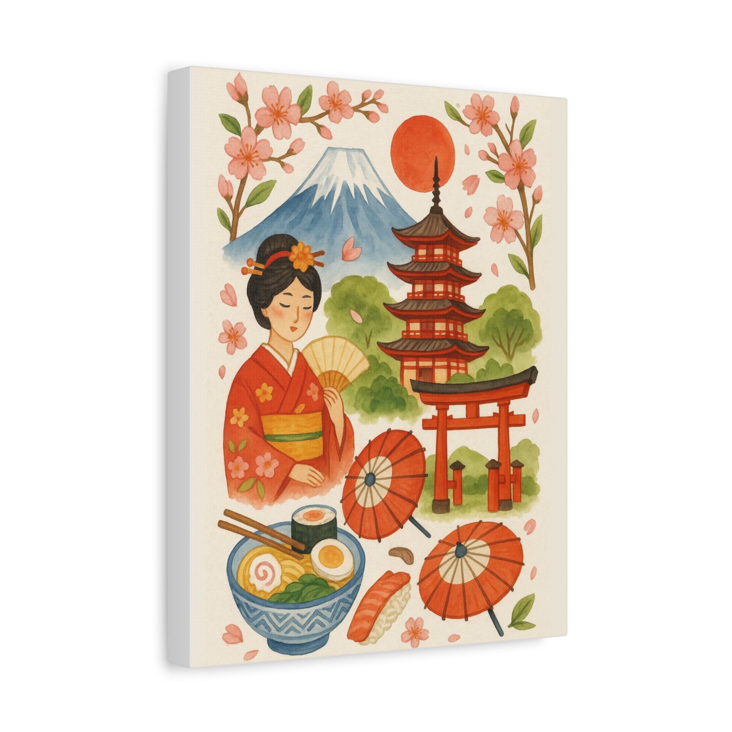 Japan Inspired Canvas Wall Art