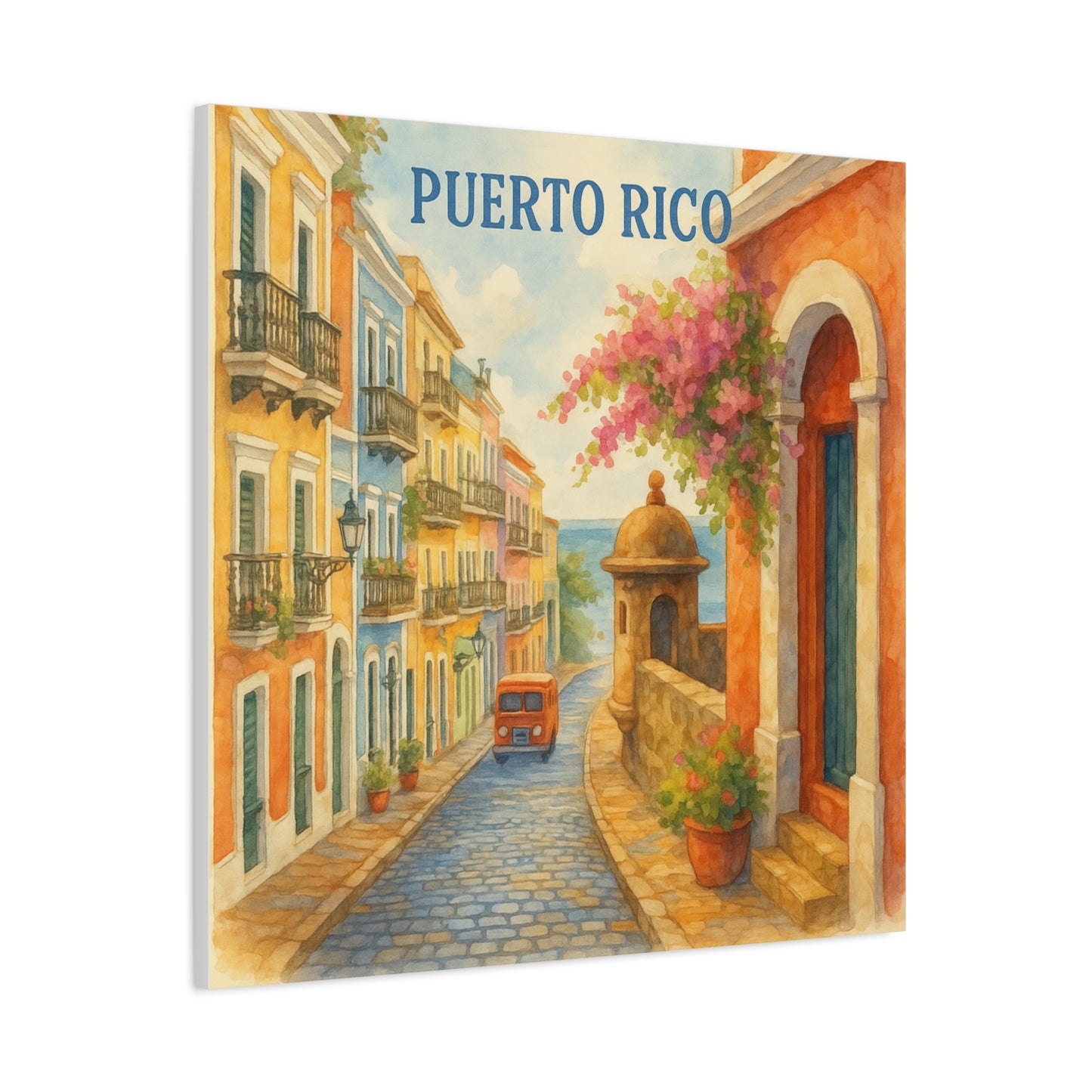Puerto Rico Old San Juan Canvas Wall Art