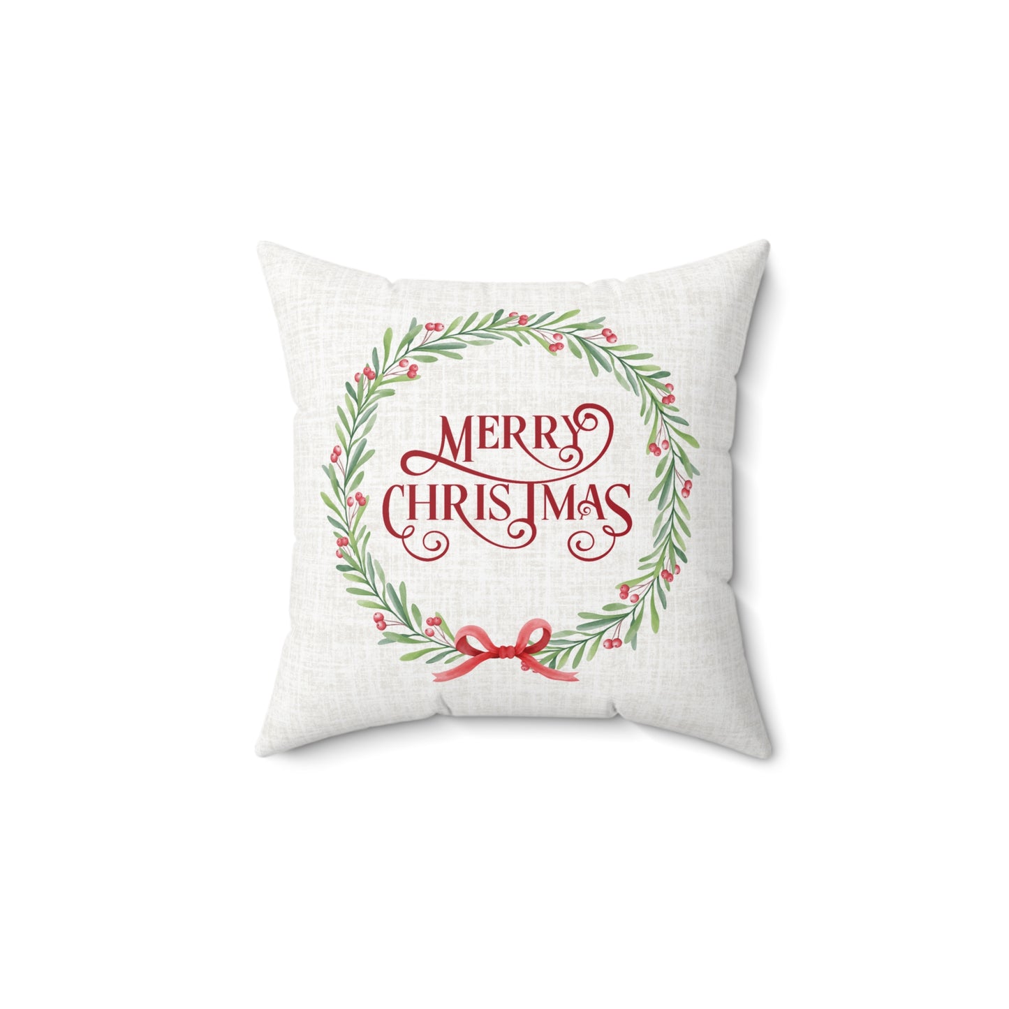 Christmas Garland Decorative Pillow