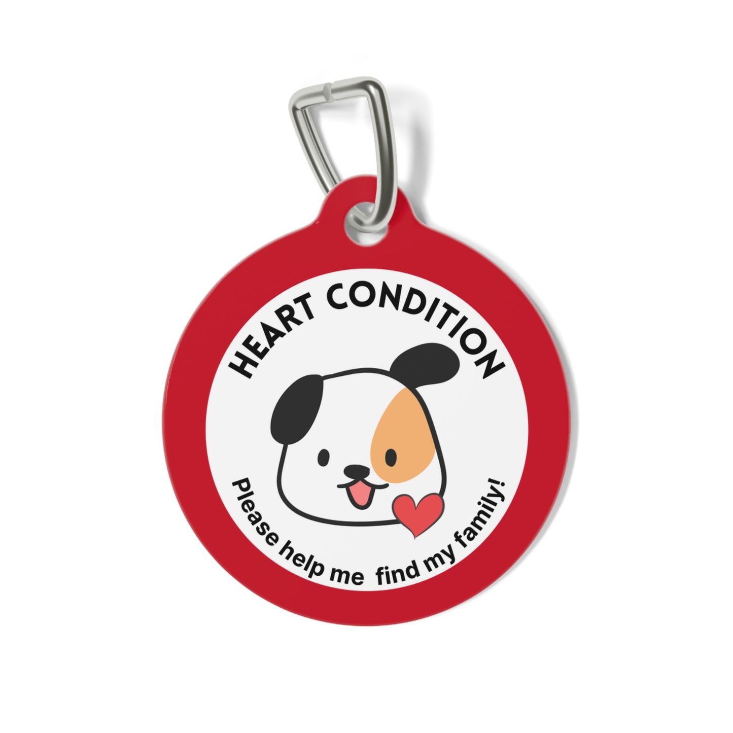 Pet Tag - Medical Id for Dogs with Heart Condition