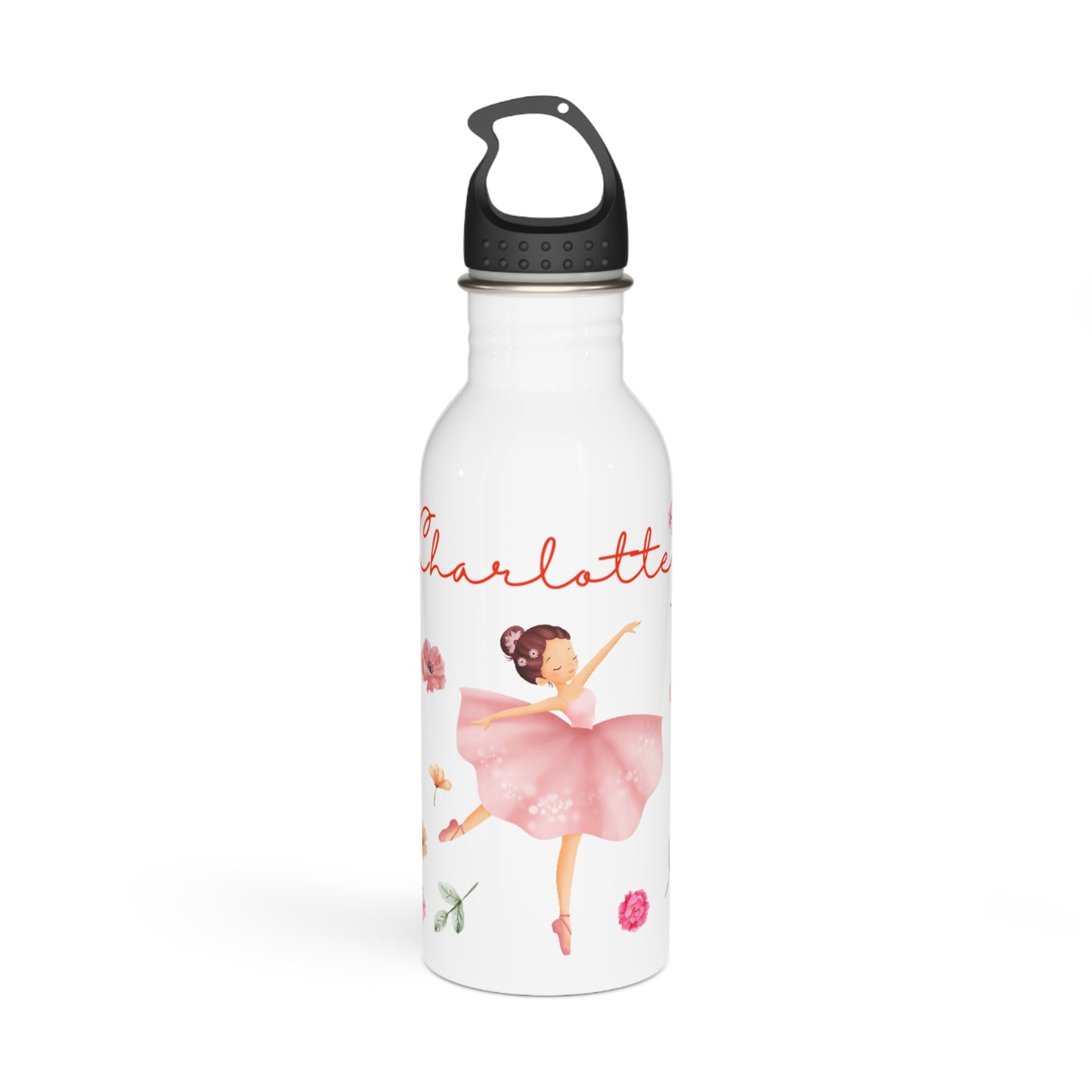 Personalized Ballerina Water Bottle
