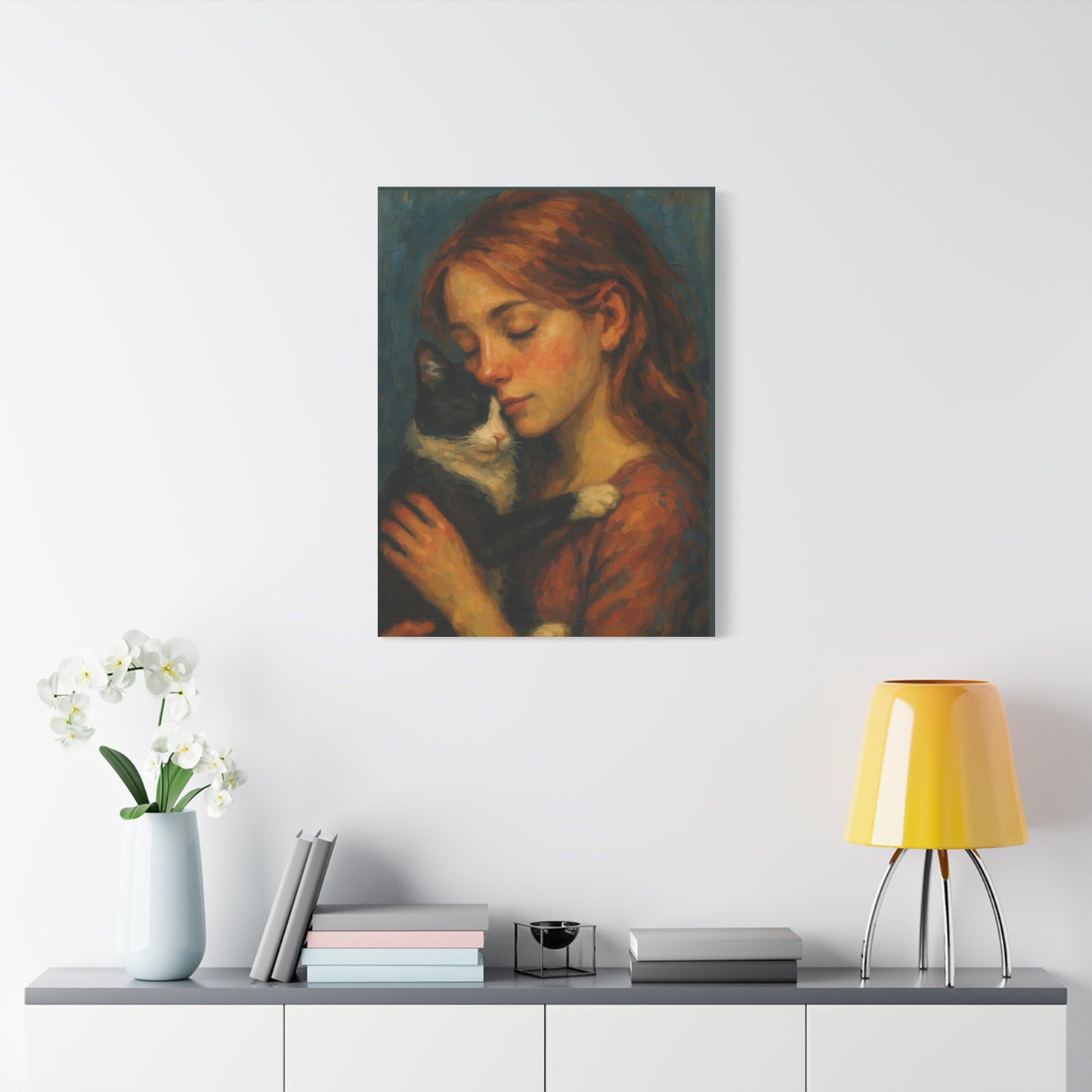 The Chosen One - Cat's Best Friend Canvas Wall Art