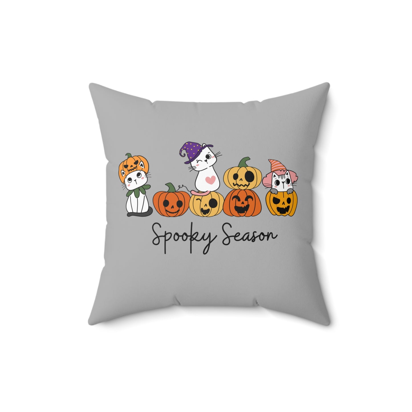 Fall Dog with Leaves Decorative Pillow