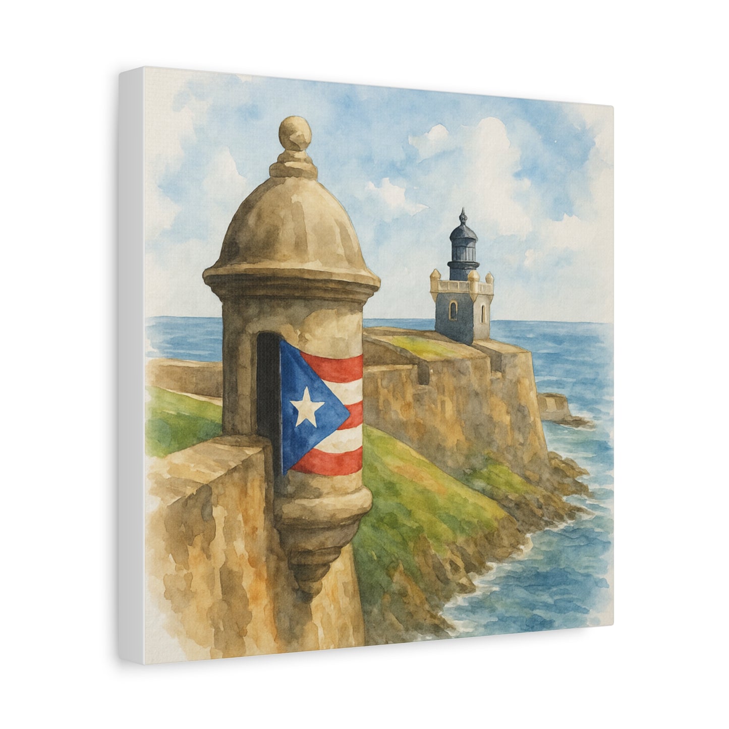 Puerto Rico Garita El Morro Canvas Wall Art