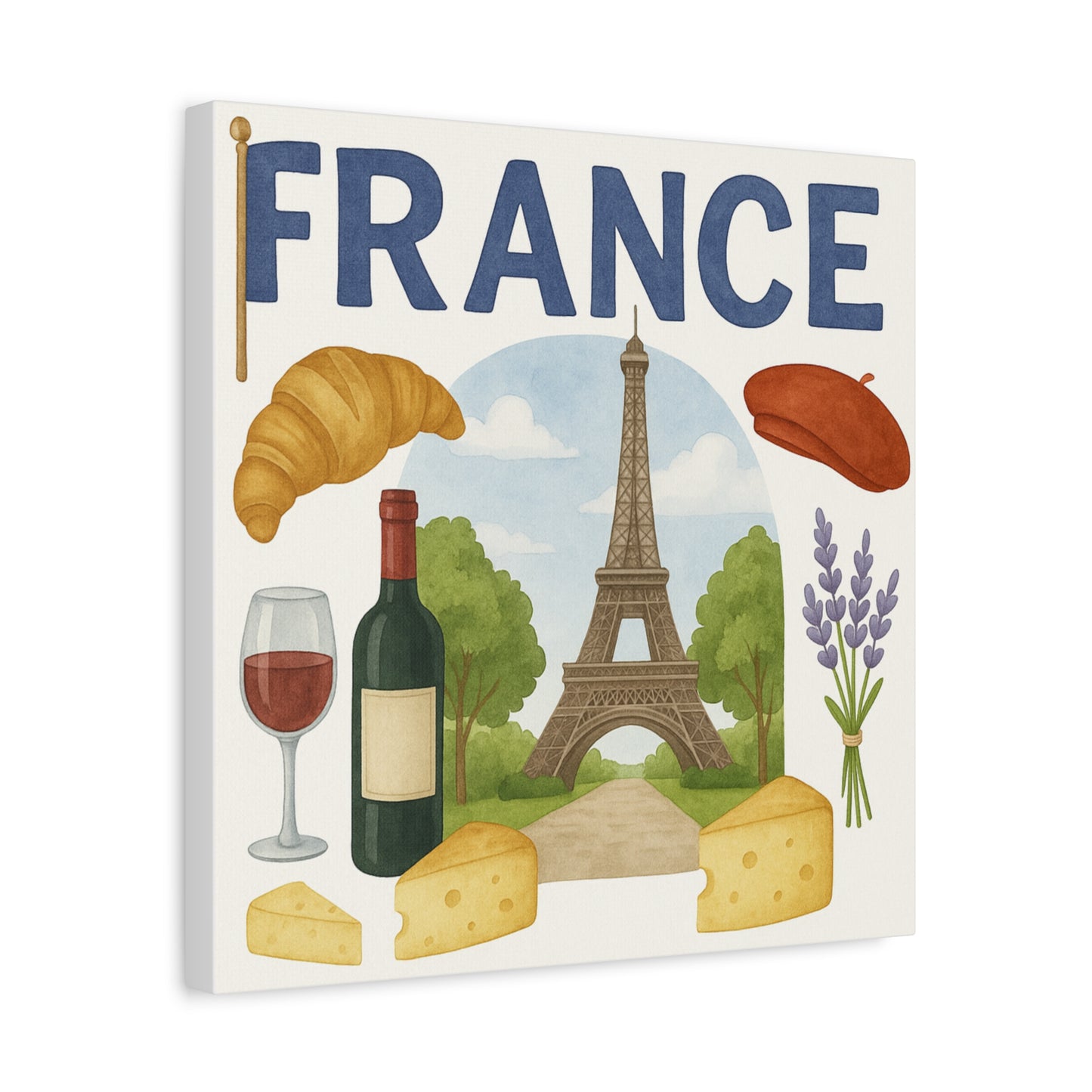 Canvas Wall Art French Inspired