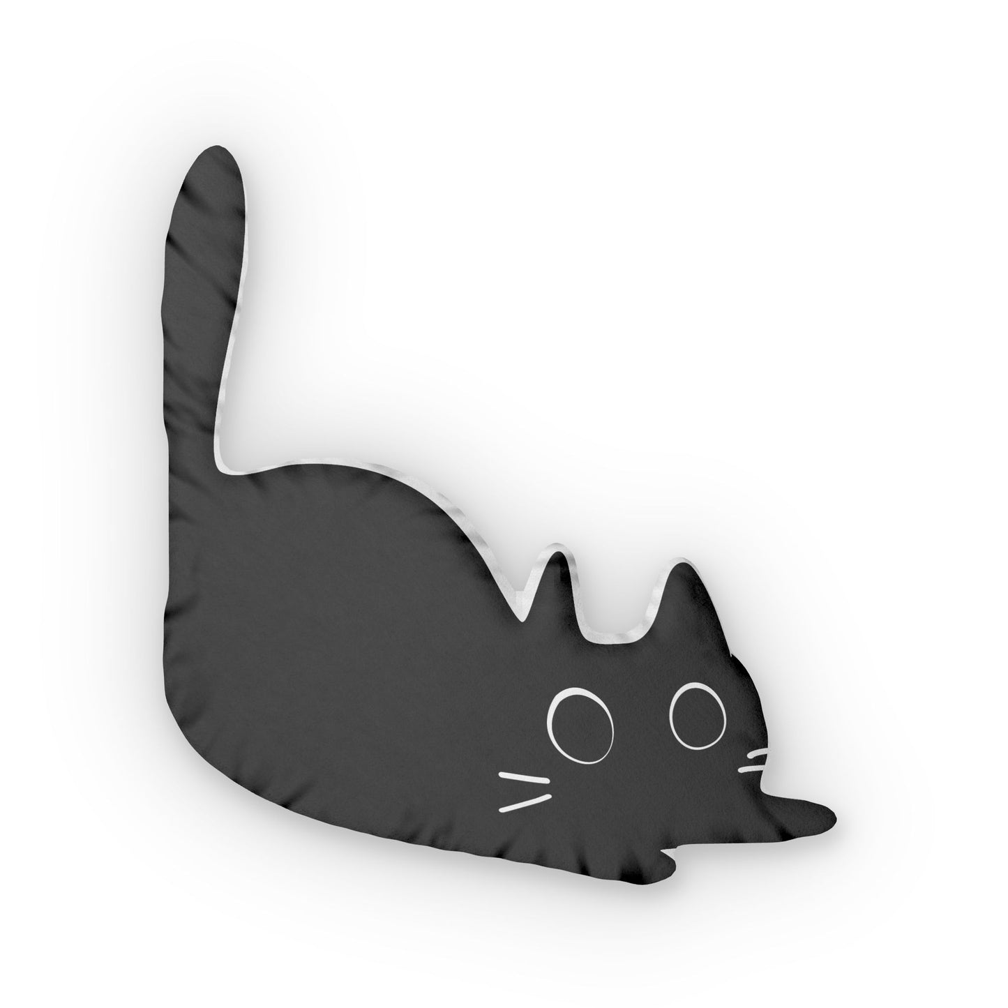 Black Cat Shaped Pillow