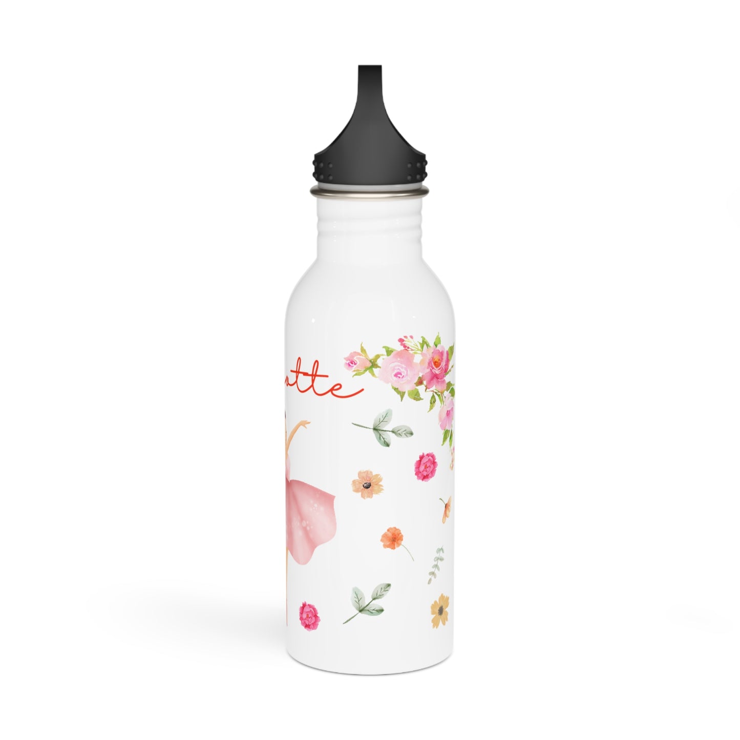Personalized Ballerina Water Bottle