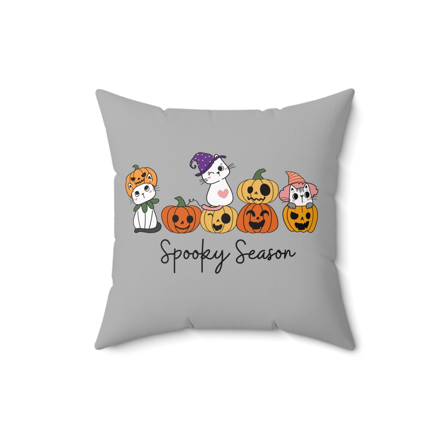 Fall Dog with Leaves Decorative Pillow