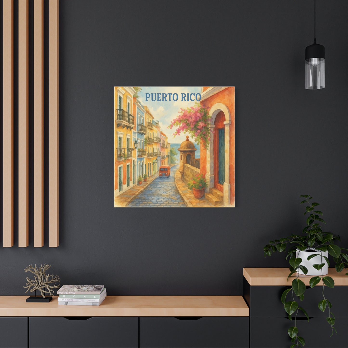 Puerto Rico Old San Juan Canvas Wall Art