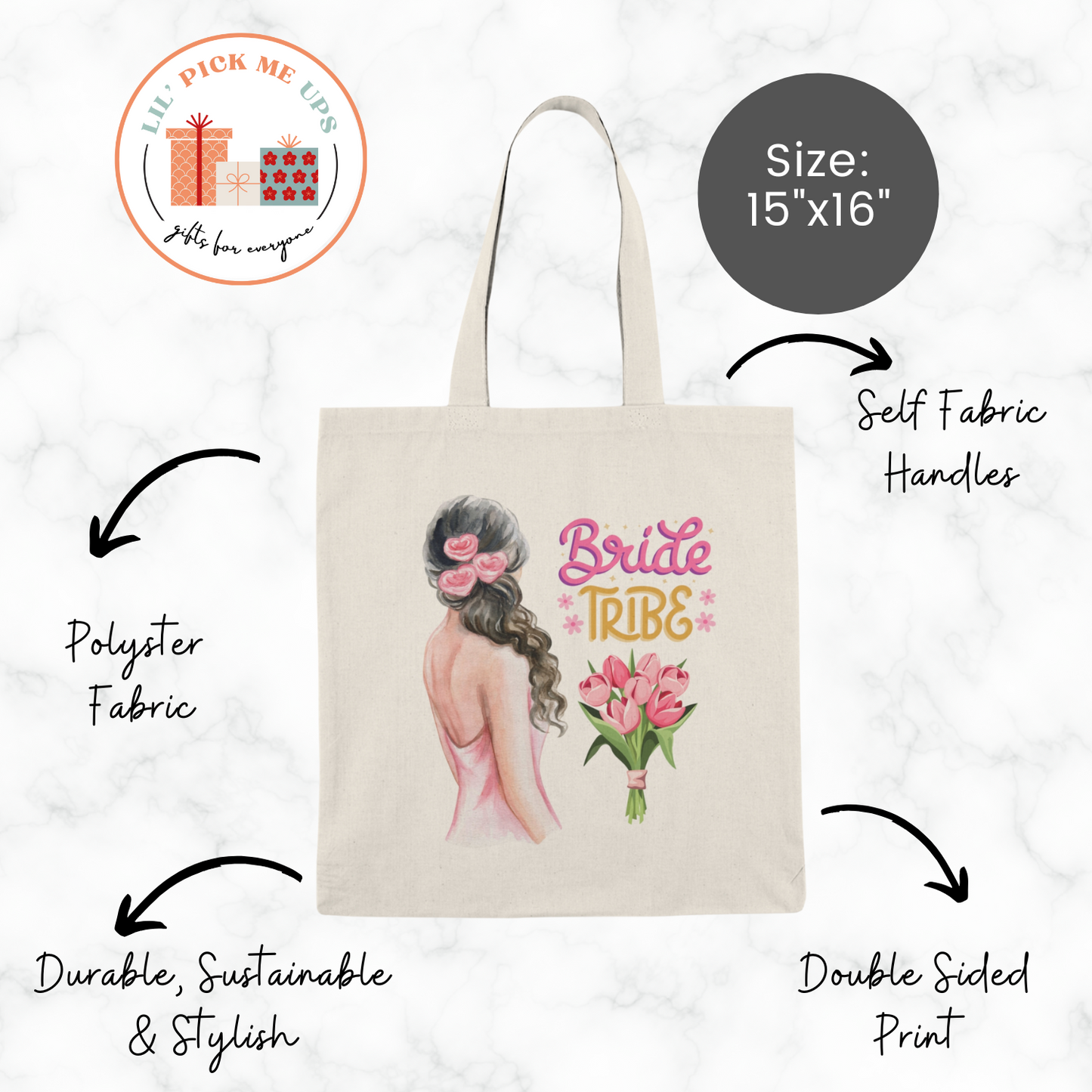 Bride Tribe Natural Tote Bag