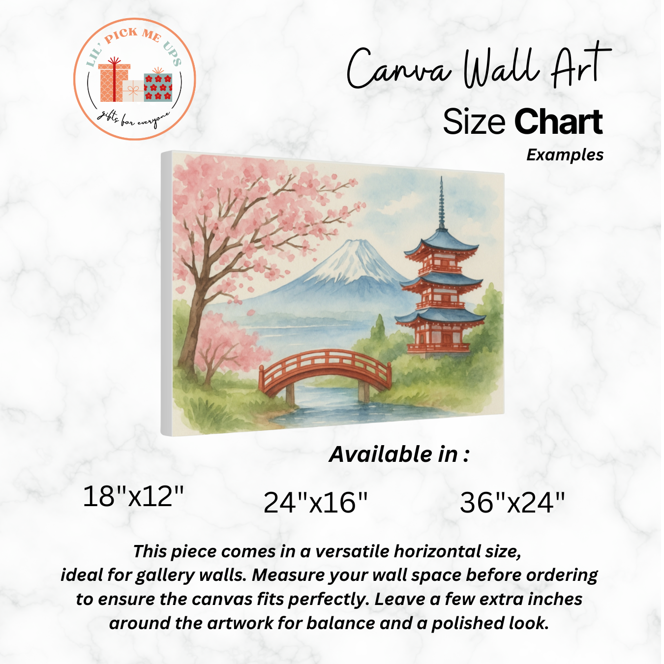 Japan Landscape Canvas Wall Art