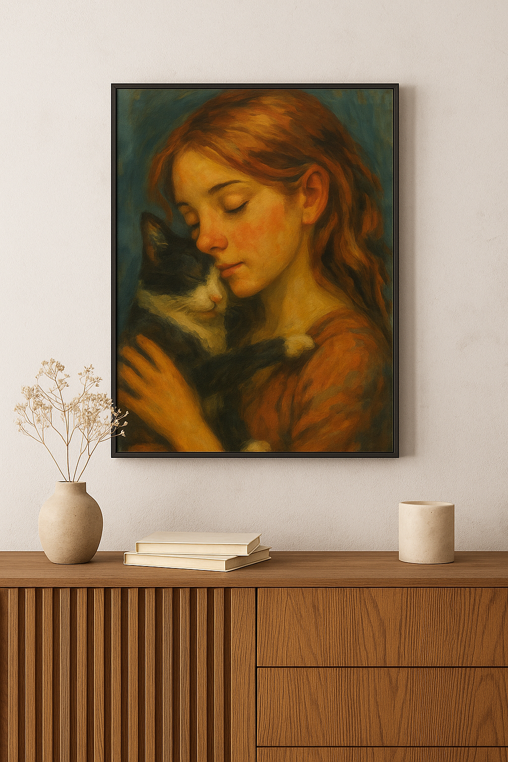 The Chosen One - Cat's Best Friend Canvas Wall Art