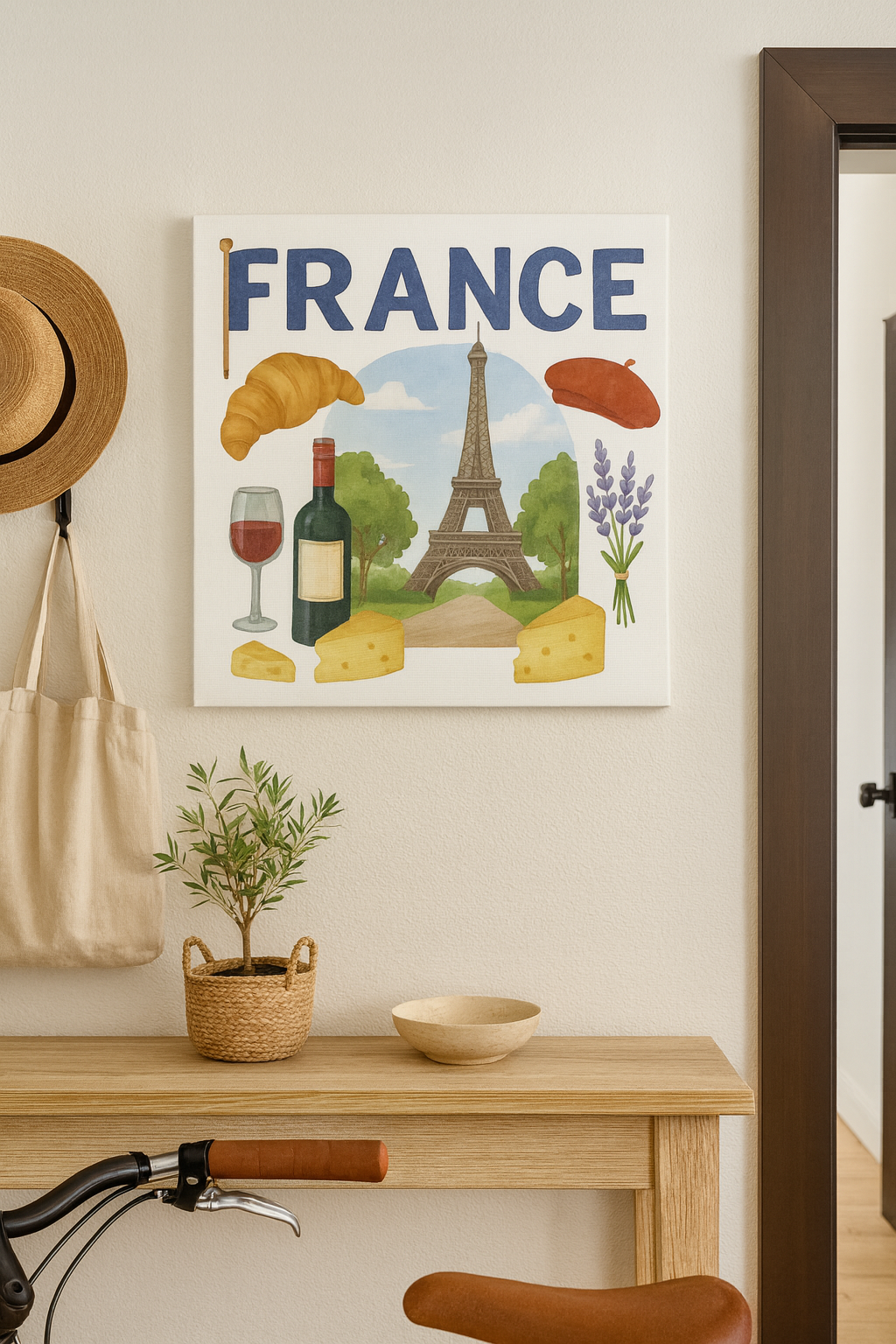 Canvas Wall Art French Inspired