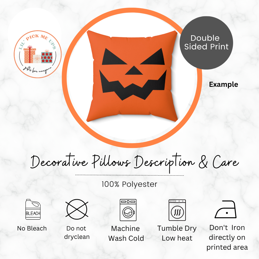 Haunted House Decorative Pillow