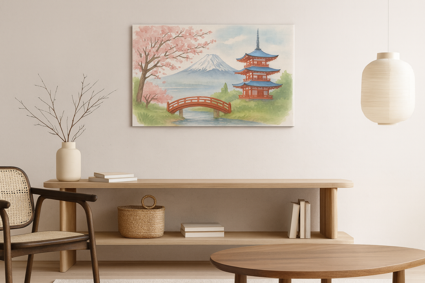 Japan Landscape Canvas Wall Art