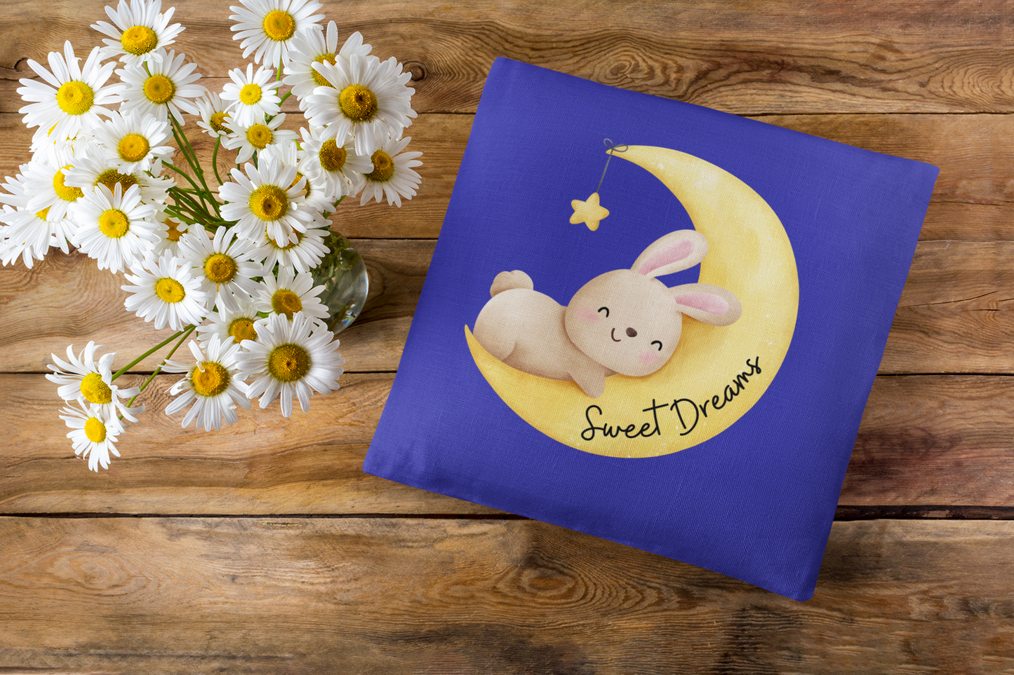 Sweet Dreams Decorative Pillow - Blue