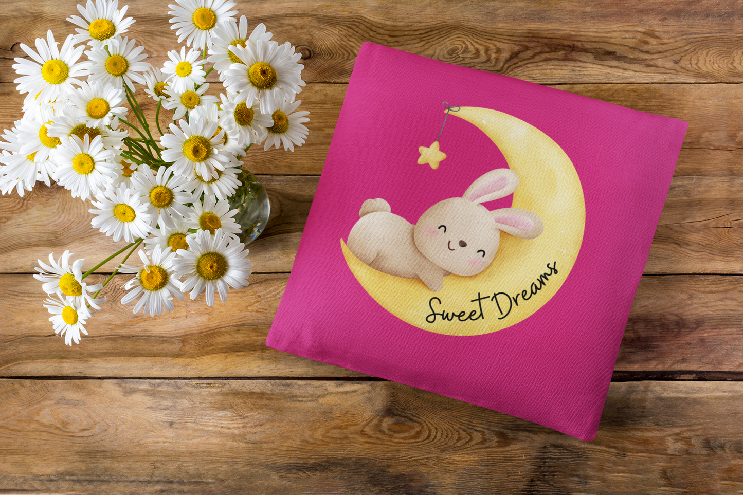 Sweet Dreams Decorative Pillow - Pink