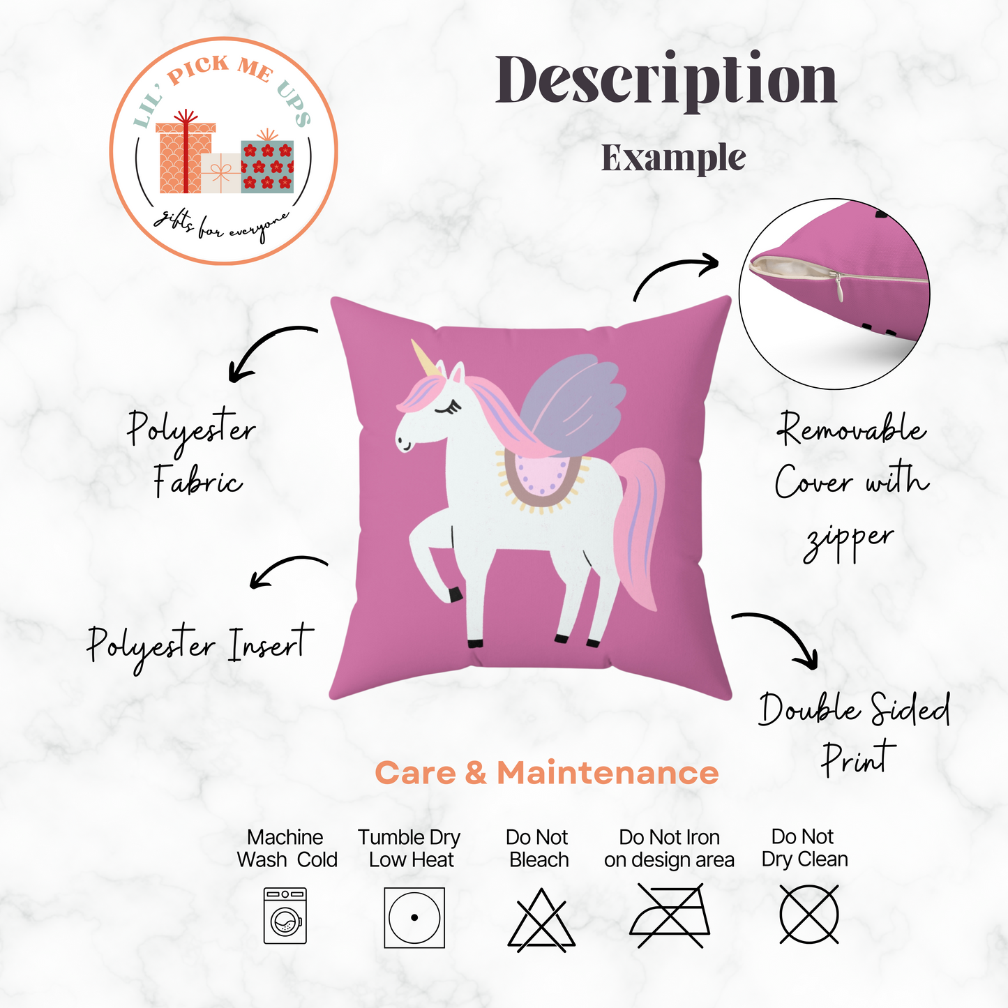 Sweet Dreams Decorative Pillow - Pink