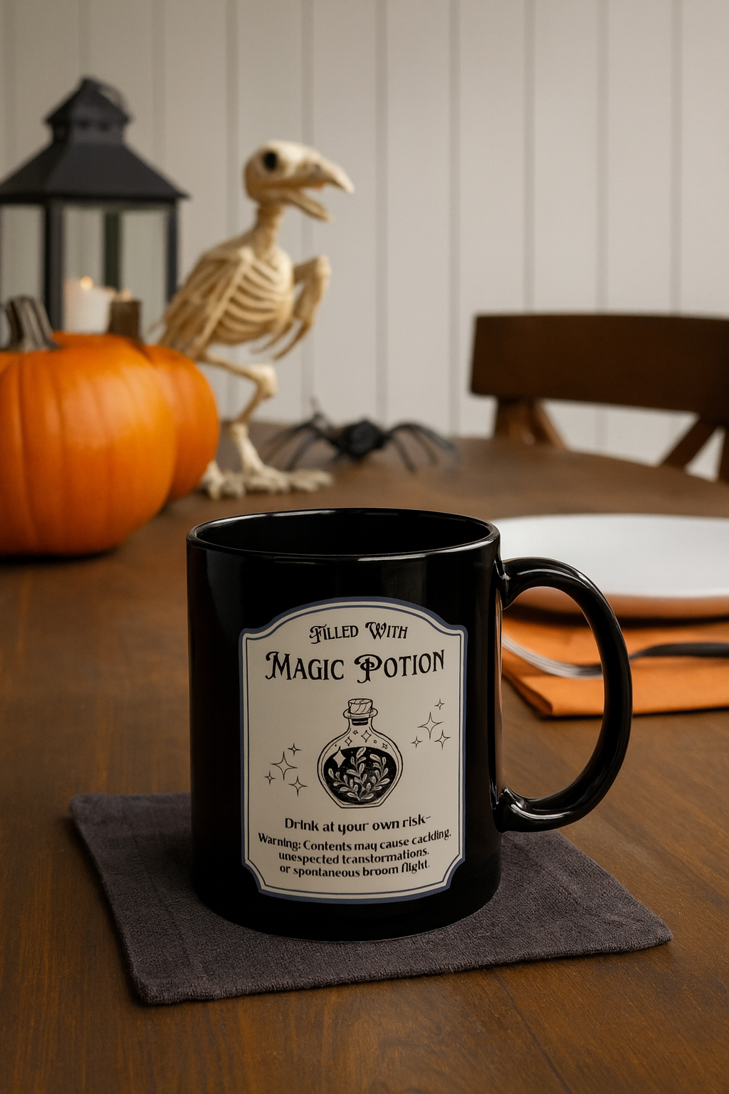 Magic Potion Black Coffee Mug