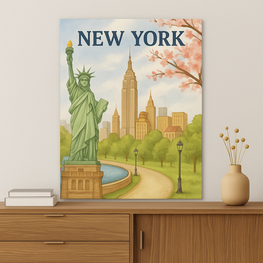Statue of Liberty Canvas Wall Art