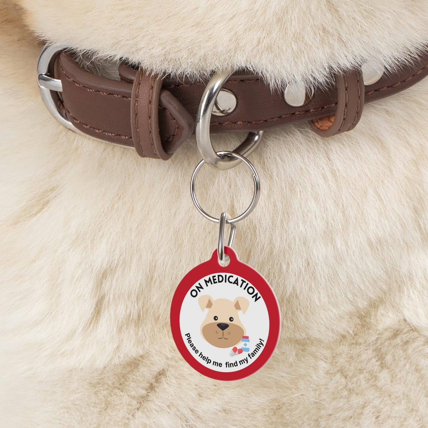 Pet Tag - Medical Pet Tag On Medications for Dogs