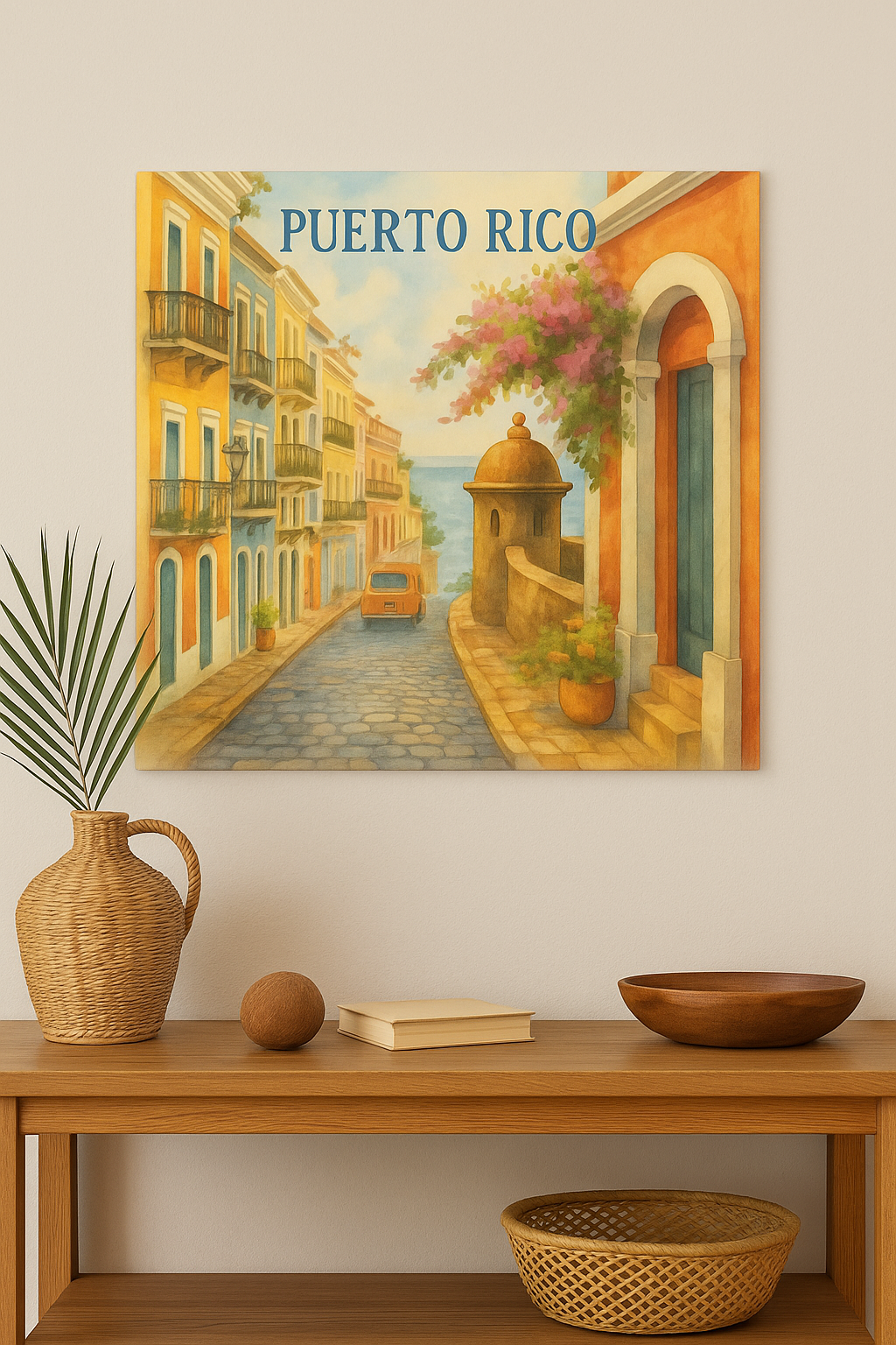 Puerto Rico Old San Juan Canvas Wall Art