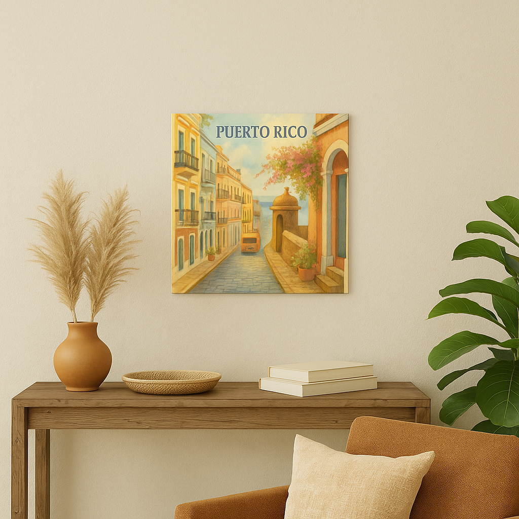 Puerto Rico Old San Juan Canvas Wall Art