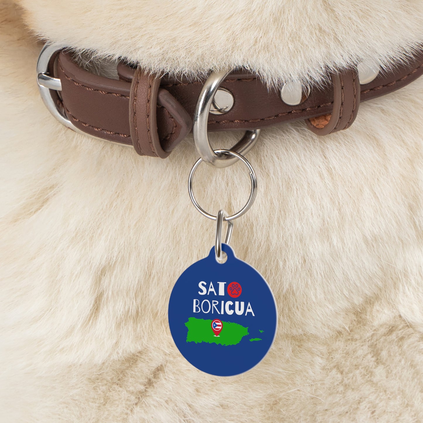 Pet Tag - Sato Boricua Puerto Rico