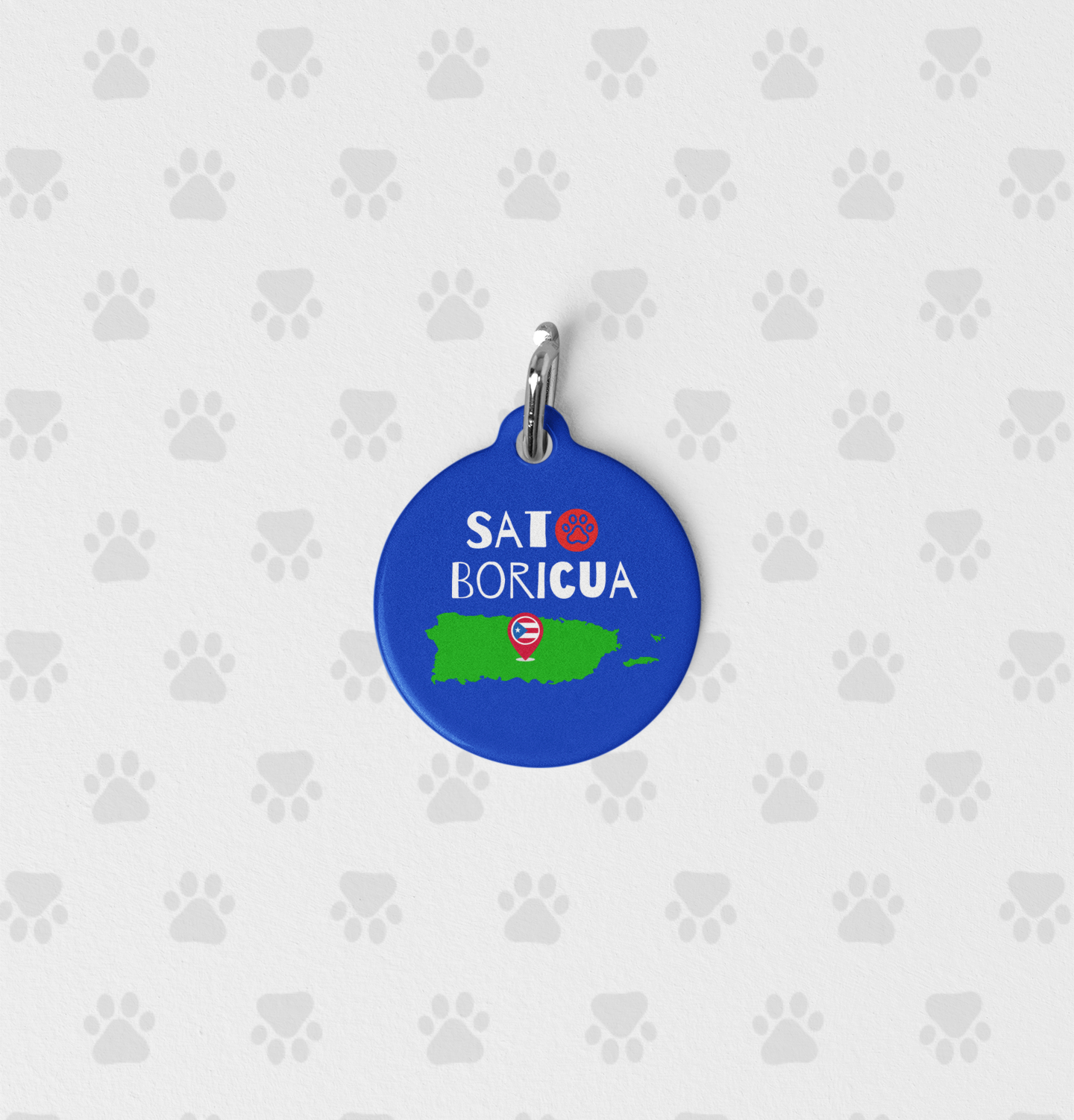 Pet Tag - Sato Boricua Puerto Rico