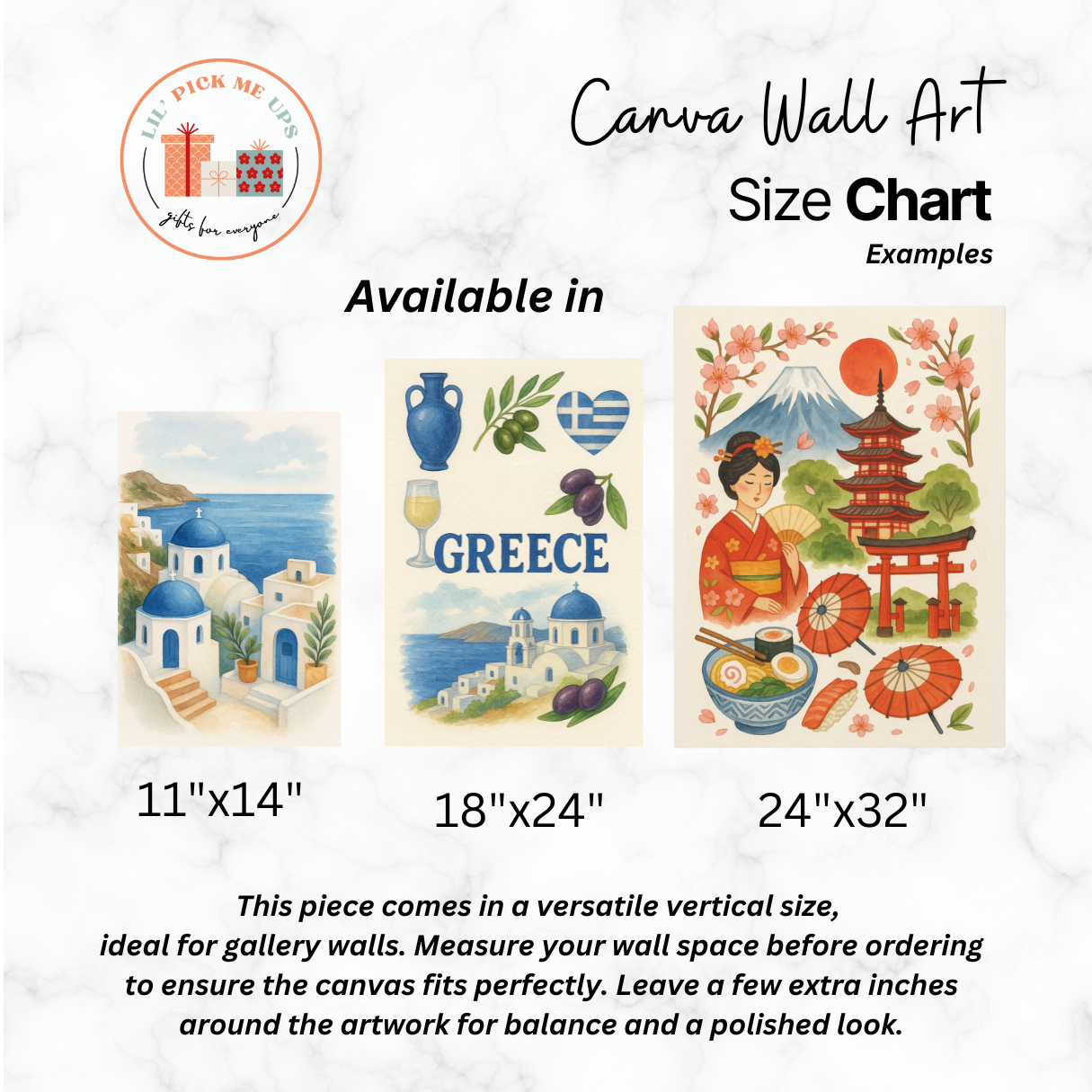 Japan Inspired Canvas Wall Art